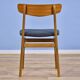 Set of 4 Danish dining chairs in teak by Farstrup Møbler, 1960s