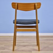 Ensemble de 4 chaises de salle à manger danoises en teck par Farstrup Møbler, années 1960
