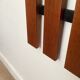 Wooden wall coat rack