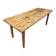 Antique Farmhouse Table French Dining Table in Chestnut Wood 80x200