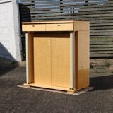 French Vintage Lemon Drawer Cabinet-Bar Cabinet-Neoclassical Style-90s