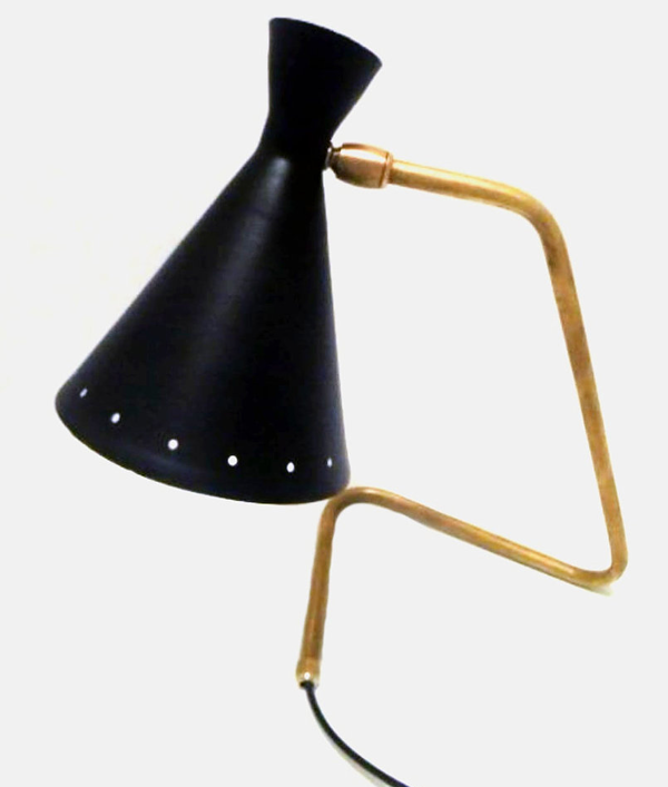 Lampe cocotte noir