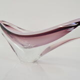 Mid-century Glass Bowl,designed Josef Hospodka for Chribska,1960's.