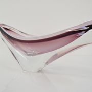 Mid-century Glass Bowl,designed Josef Hospodka for Chribska,1960's.