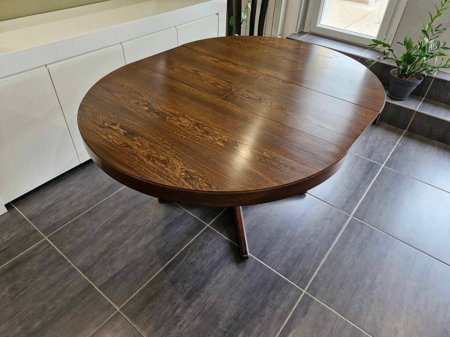 Baumann vintage extendable table 1970s