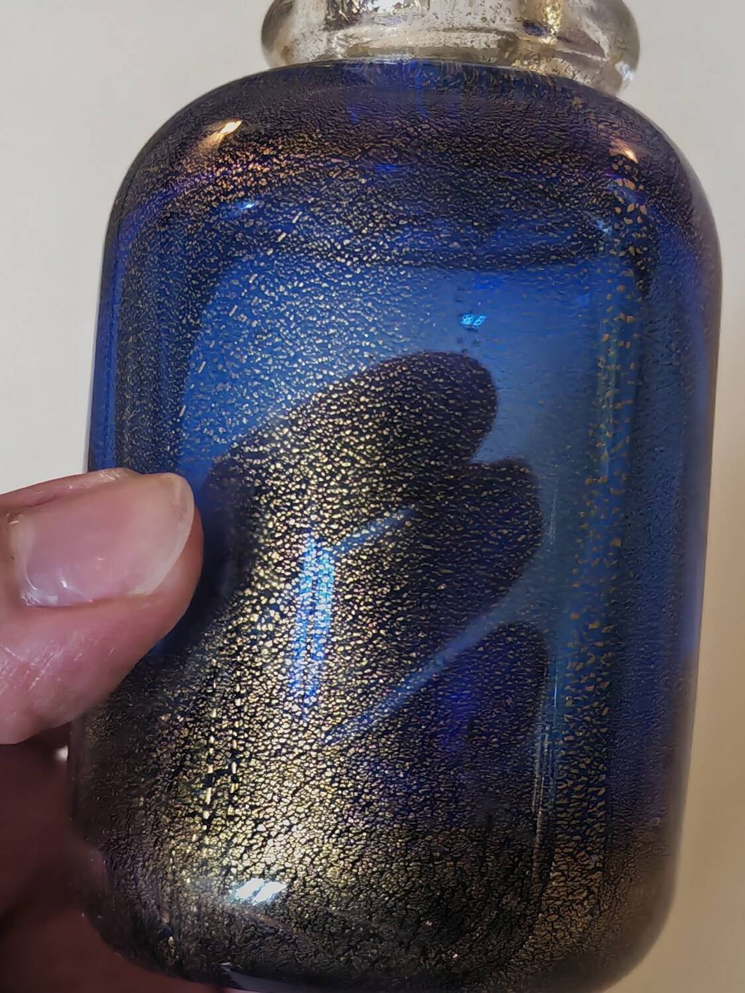 Glass paste vase