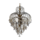 Hollywood Regency cristal and glass chandelier, 1970s