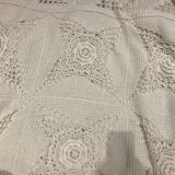 Antique crochet bedspread