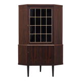 Armoire d’angle en palissandre, design danois, années 1970, production: Danemark