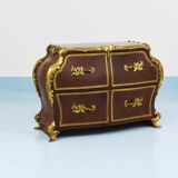 G. Durand Louis XV Bombe Commode, Marquetry, Gilt Bronze, 1880, Paris, France
