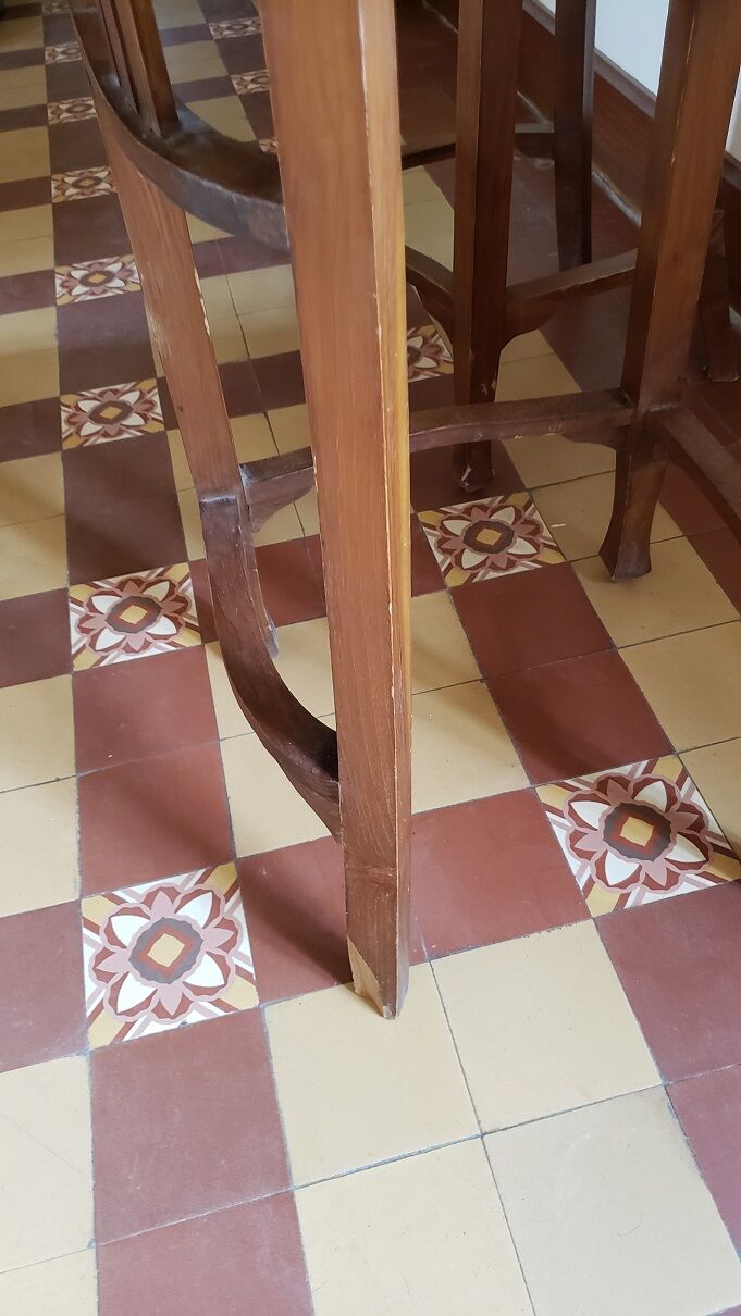 Pair of Arts and Crafts stools