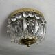 Deknudt 2-light golden brass glass pendant basket ceiling light