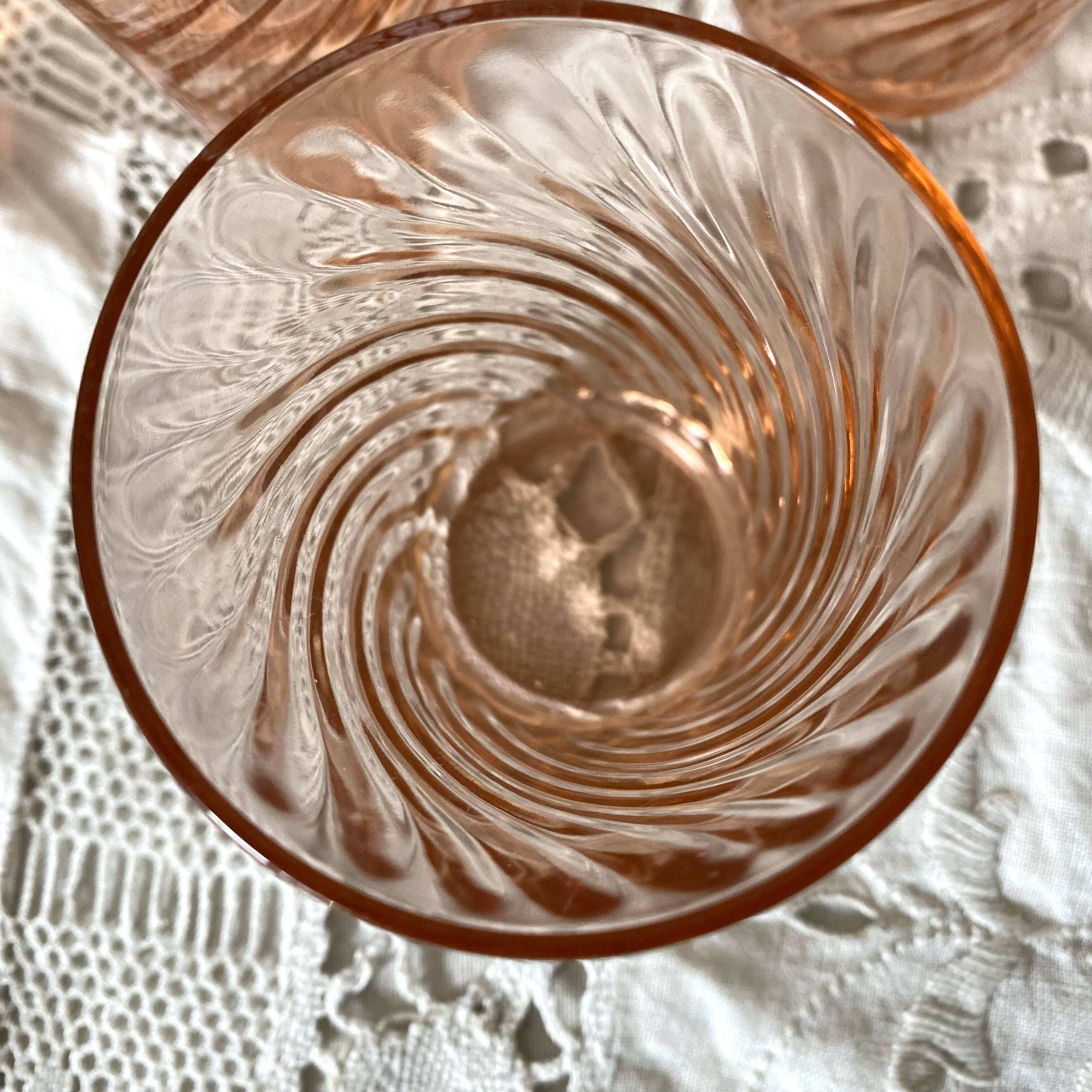 Vintage Rosaline water glasses