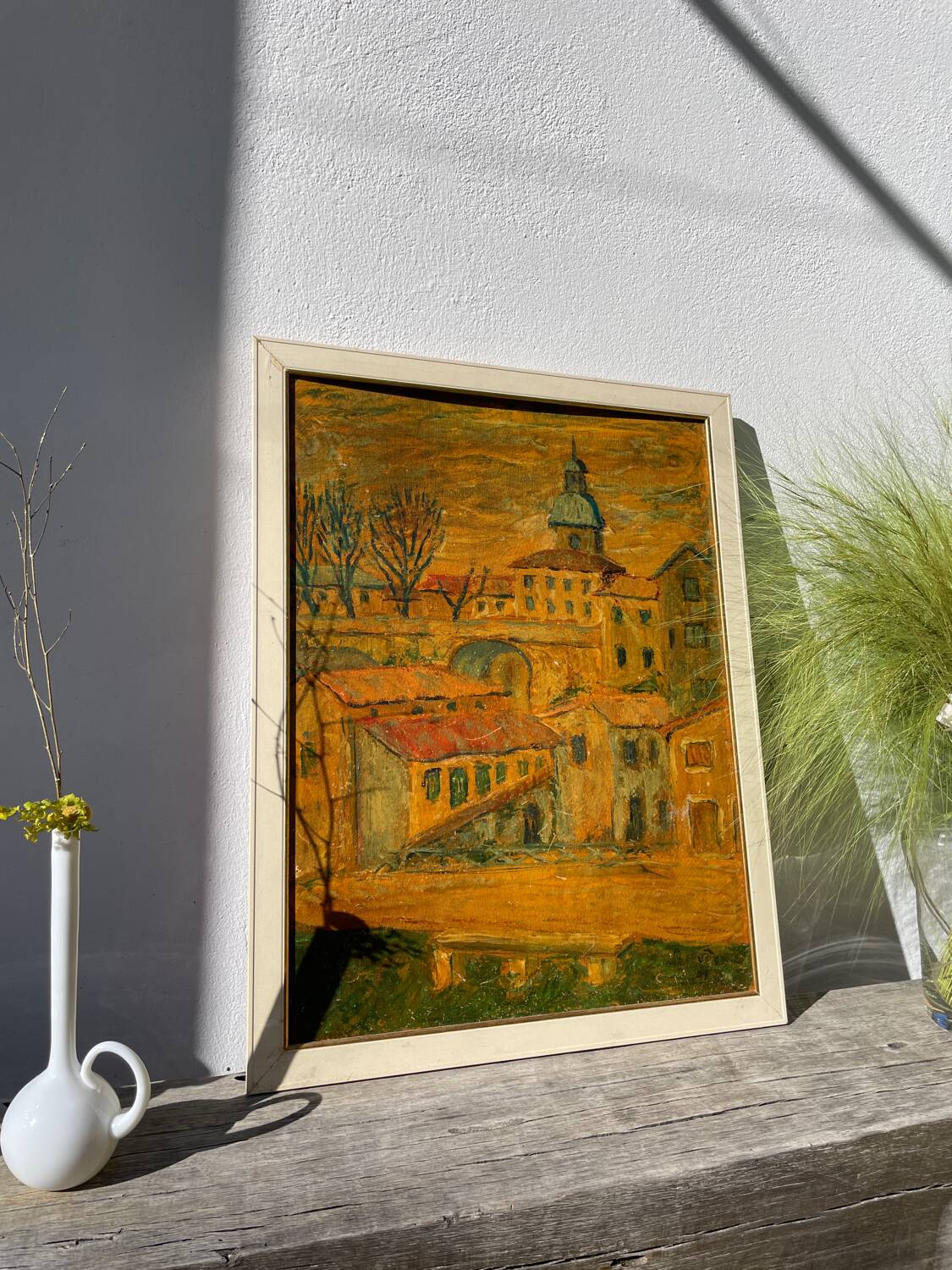 Cityscape painting by Jean-René Munoz