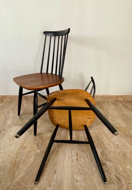 Duo of Scandinavian chairs 1955