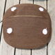 Chaise Tulipe Eero Saarinen marron