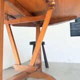 Table de vigneron en chêne, 1950