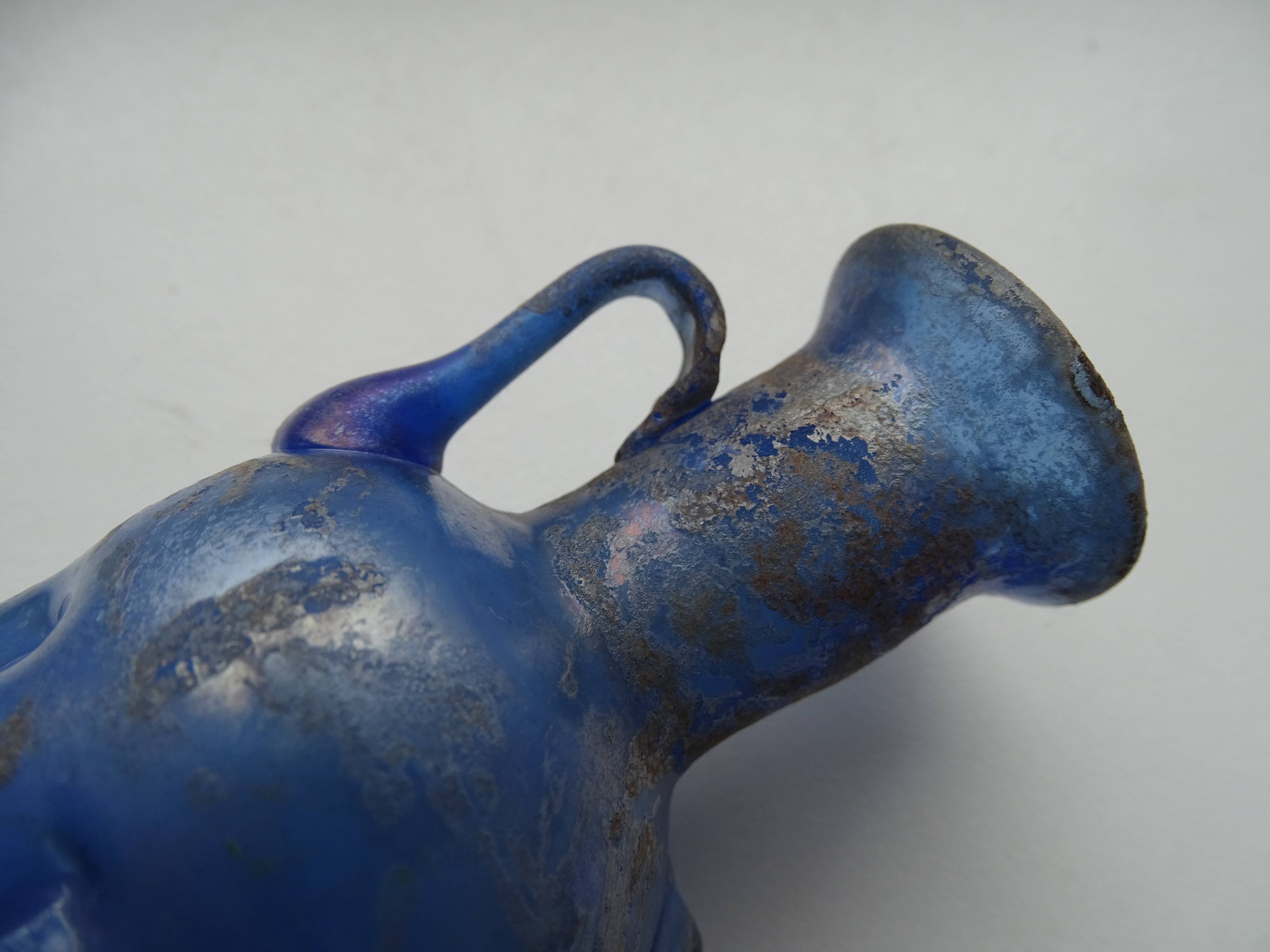 Vase Scavo Seguso Vetri d'Arte iridescent glass Murano 1950