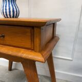 Table de chevet pieds compas