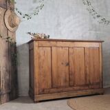 Old open walnut buffet