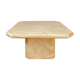 Table basse carrée en travertin 70cm x 70cm