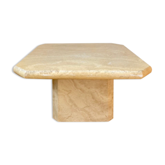 Square travertine coffee table 70cm x 70cm