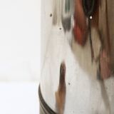 Steel and faux leather Cylinder Umbrella Stand - 1970s