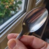 Lot 6 small spoons Ercuis silver metal