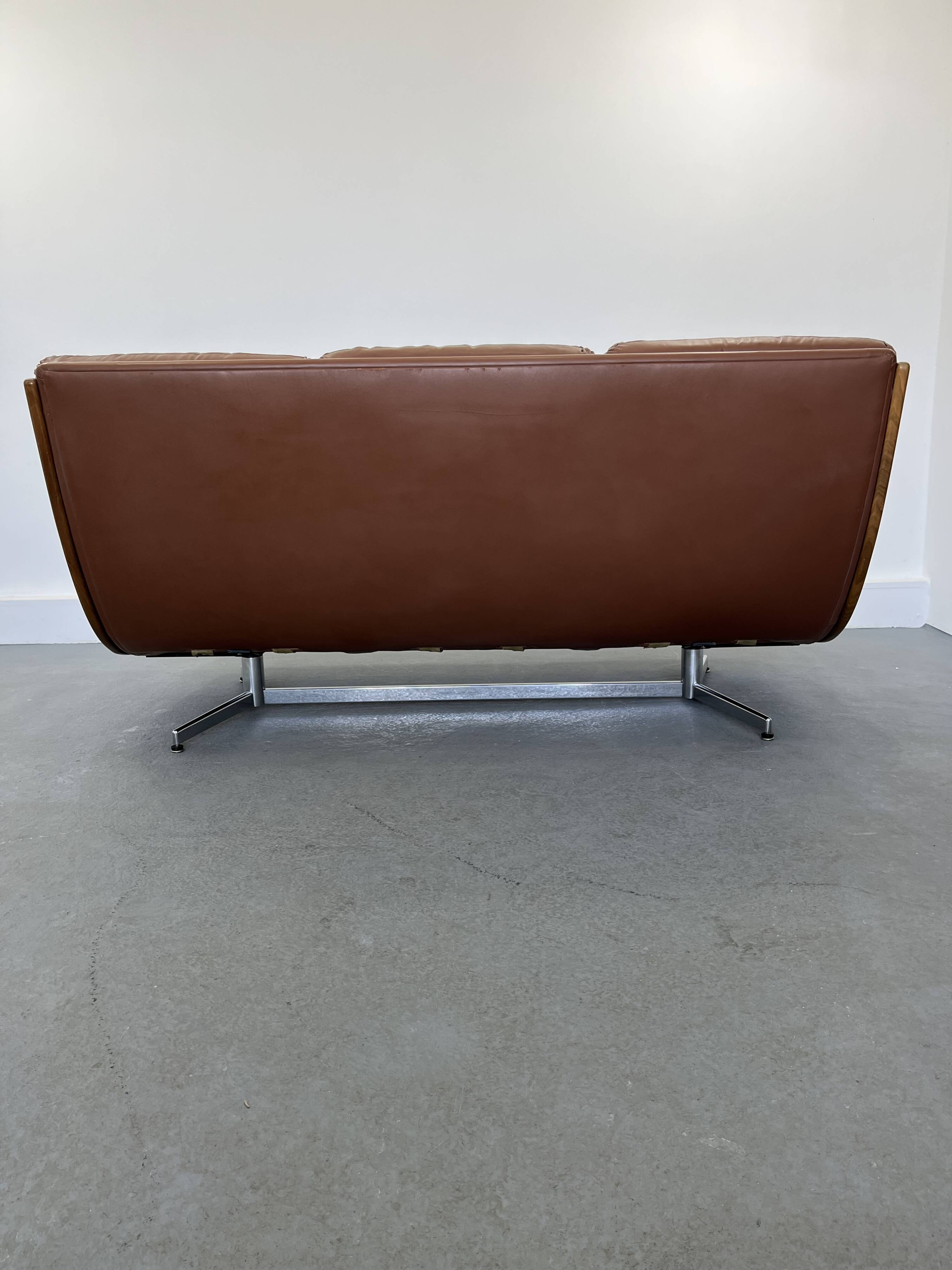 Vintage 3-seater sofa by Eugen Schmidt for Soloform, 1960 s