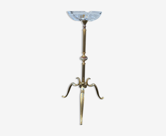Tripod brass ashtray