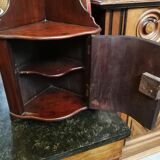 Shelf corner inlaid flowers XVIII