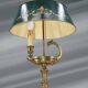 Directoire Style Gilt Solid Bronze Bouillotte Lamp "Lucien Gau"