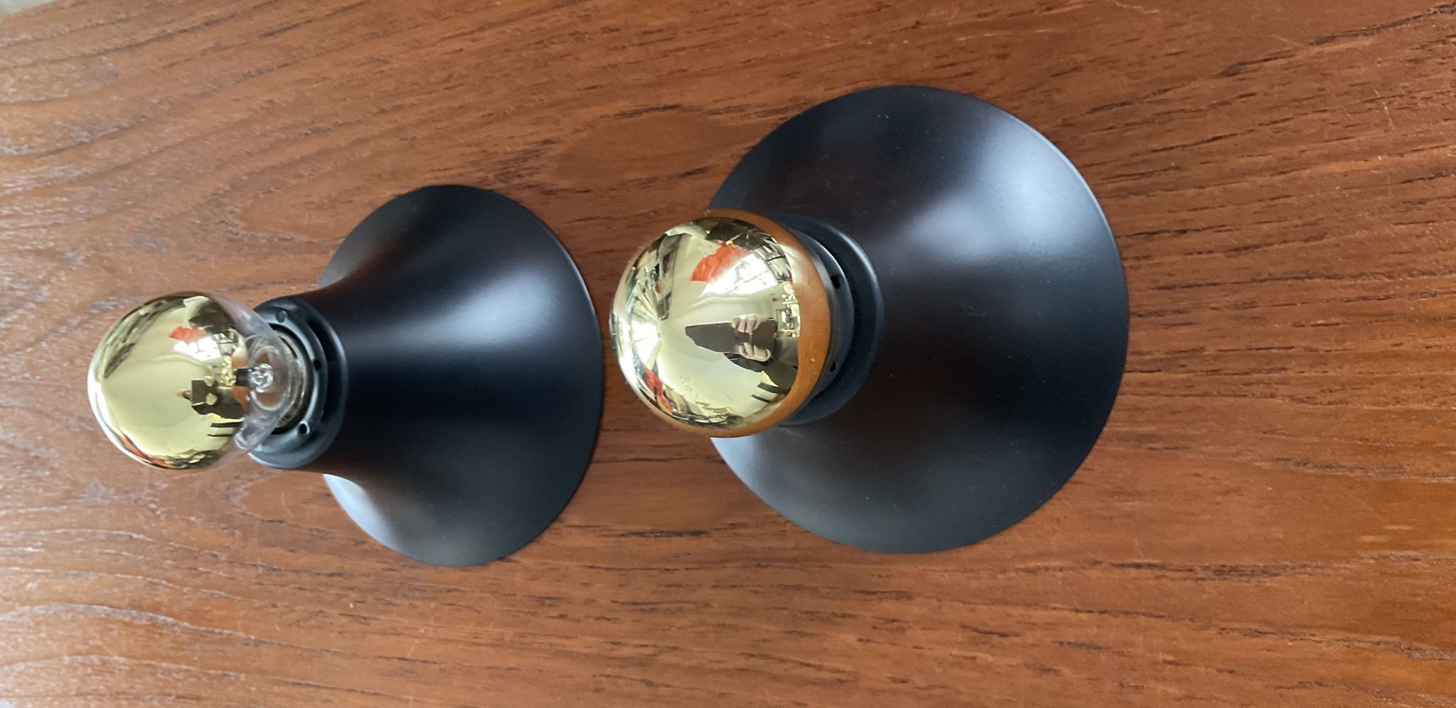 Pair of vintage wall lamps