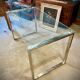 Ancien bureau en verre