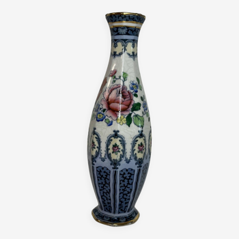 Art nouveau, vase soliflore porcelaine anglaise vers 1900