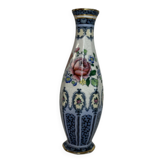 Art nouveau, vase soliflore porcelaine anglaise vers 1900