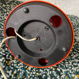 Large floor ashtray lamp tulip space age, with aquatic lighting 70s