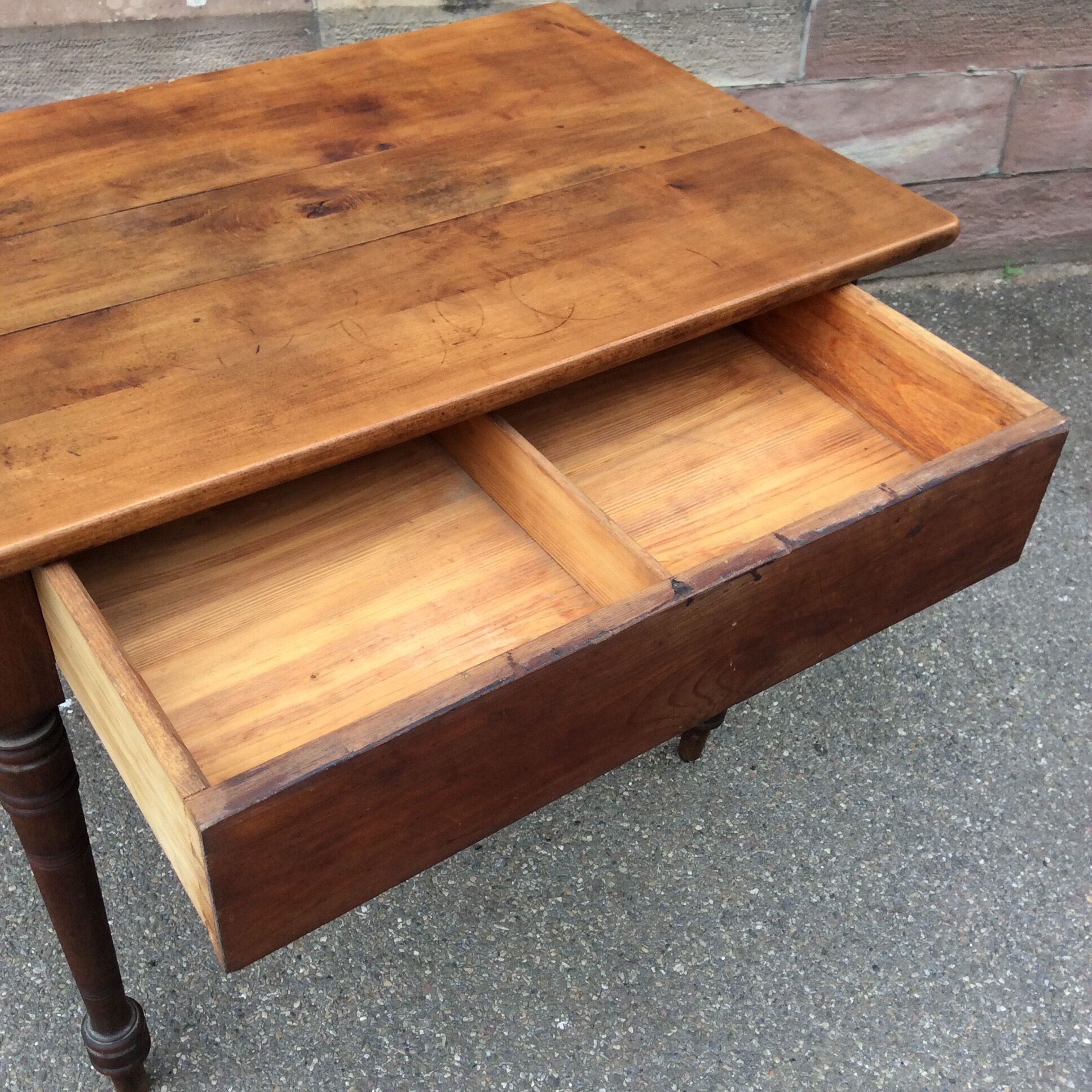 Old farm table, brewery 1920