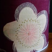 Abat-jour en soie de kimono vintage