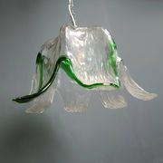 Suspension en verre de Murano, pour Mazzega, années 1960