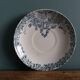 Saint Amand plate by Lebacqz & Bouchart, Colombier decoration, early 20th century