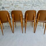 4 Baumann chairs, 60s