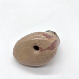 Vintage ceramic owl from Mexico, hand-painted bird.