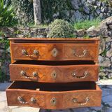 Louis XIV Commode in Marquetry Period 19th Century