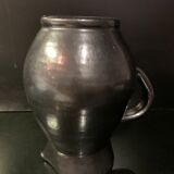 Pichet en céramique noir carafe design 1950
