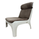 Fauteuil vintage de l'ère spatiale de Carl Straub, Allemagne. Rembourré à neuf !
