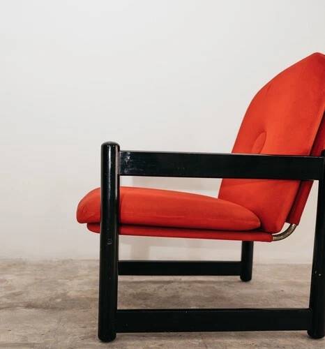 Pair of Armchairs Schirolli Mod. Pierrot Design 80s Modernariato