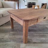 Farmhouse oak coffee table in country style