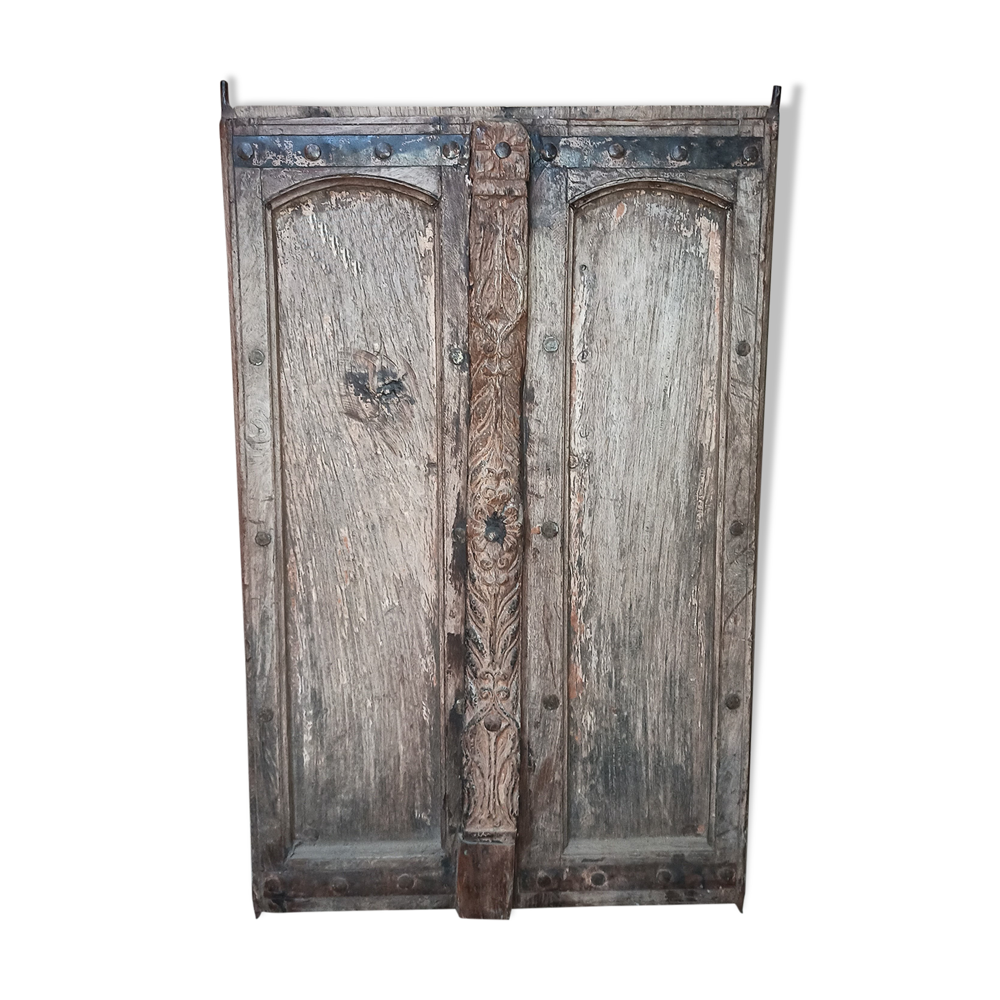 Old wooden door