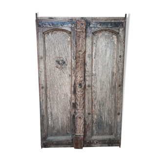 Old wooden door